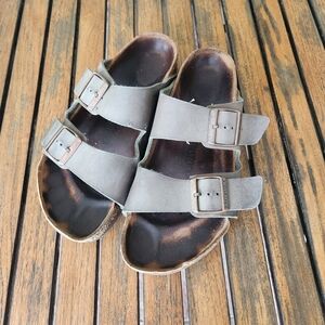 Unisex Birkenstock Arizona 2 Strap Sandals Mocha Size 39 Classic Comfortable